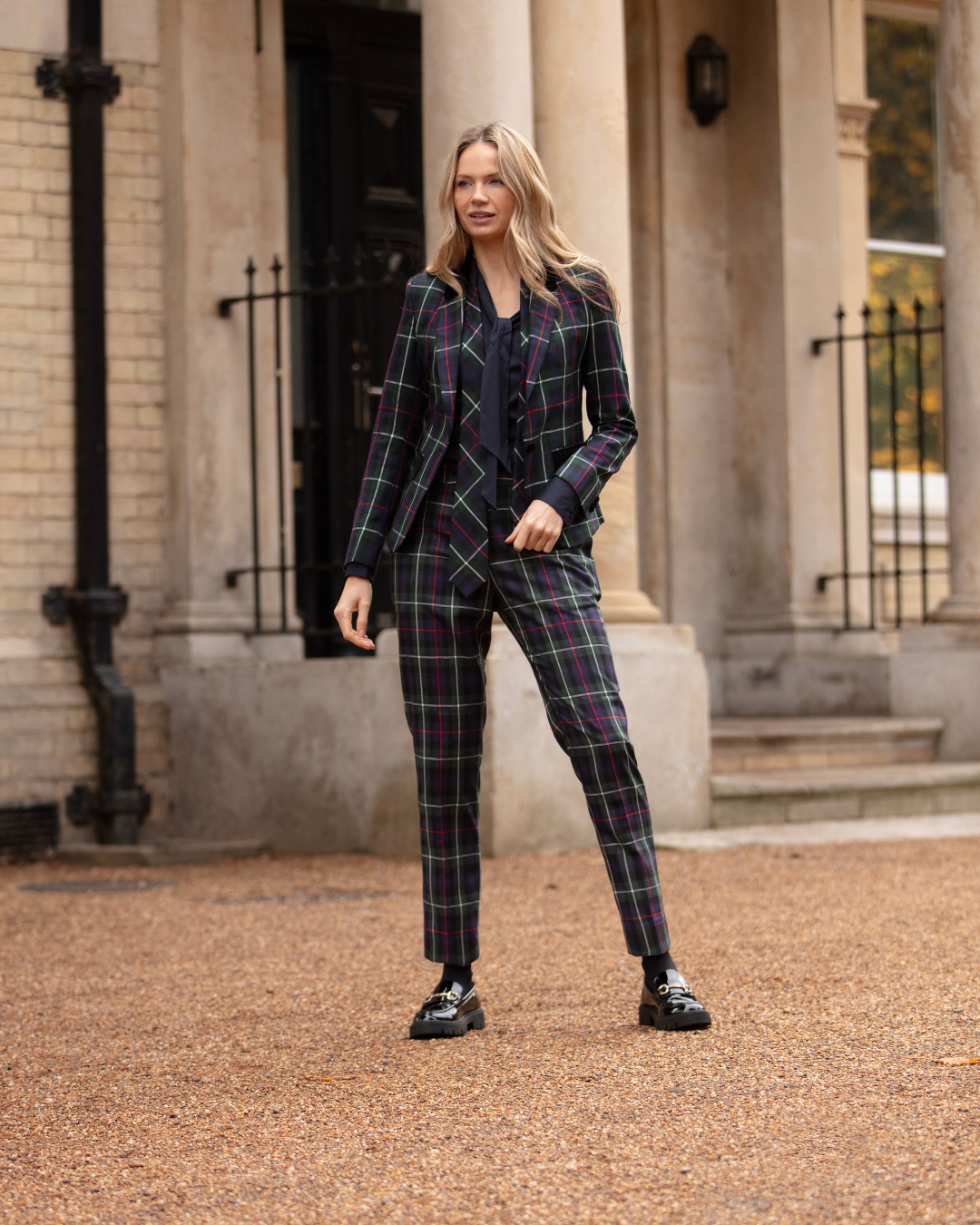 Womens Tartan Blazer - MacKenzie