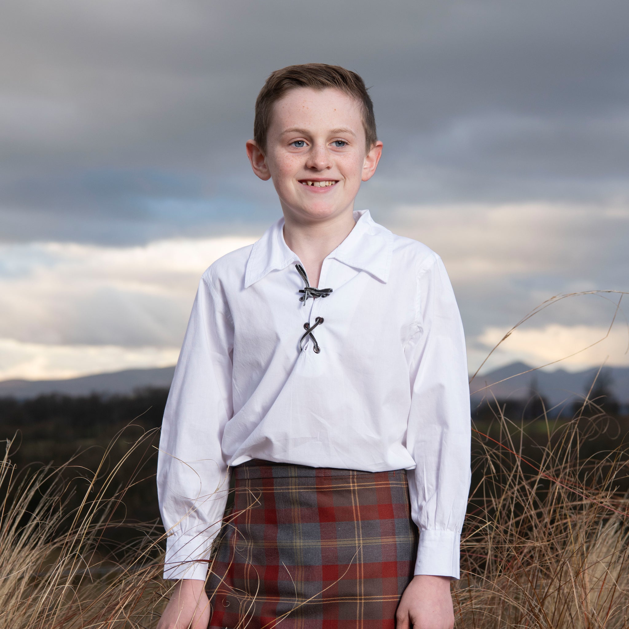 highland dress shirts Deluxe Highland Chattan Tartan Shirt
