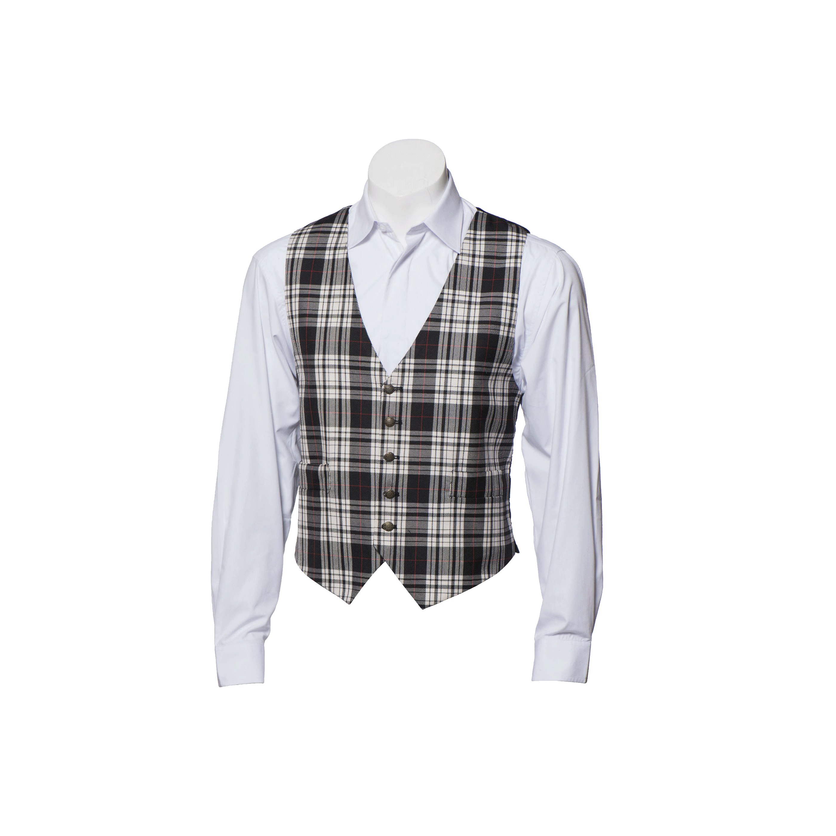 MENS TARTAN WAISTCOAT – MENZIES DRESS