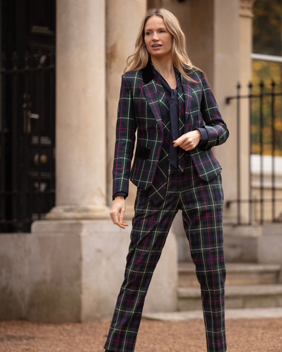 Womens Tartan Blazer - MacKenzie