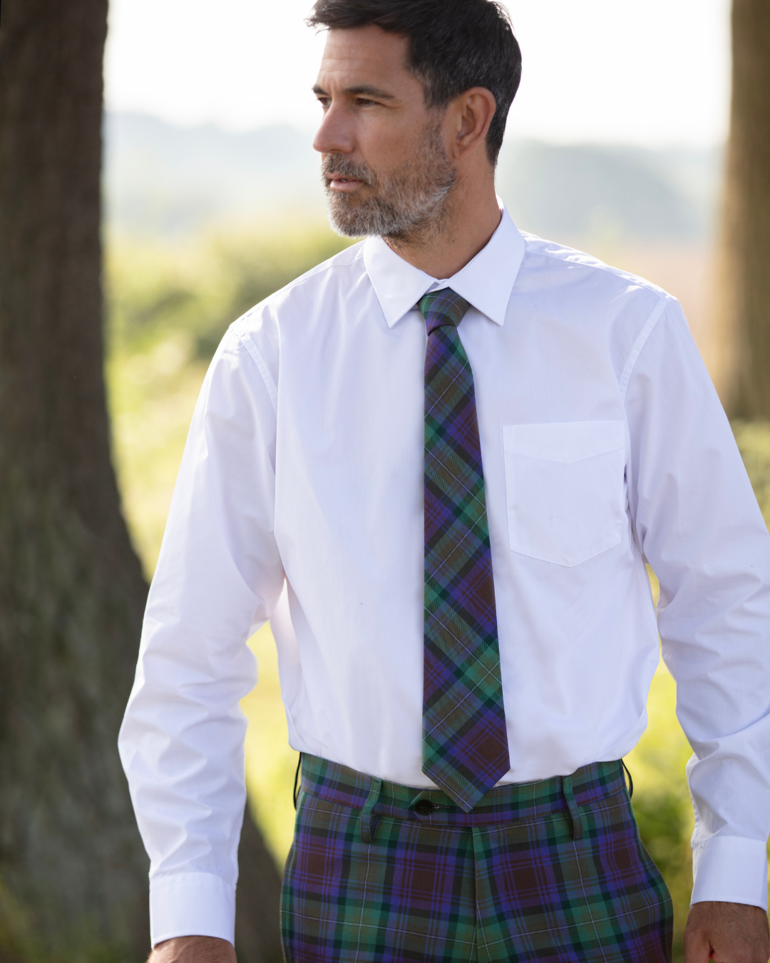 Mens Scottish Tartan Tie - Isle of Skye