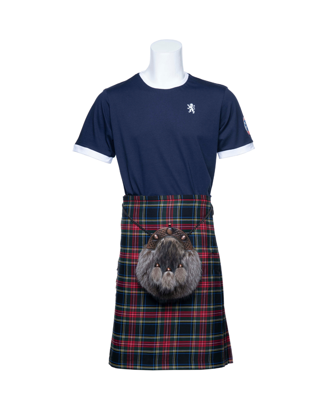 Mens Weekender Kilt -  Black Stewart