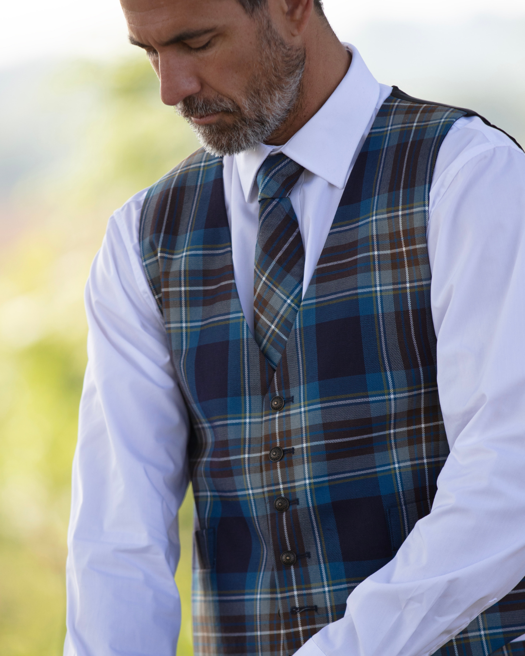 Mens Tartan Waistcoat – Holyrood