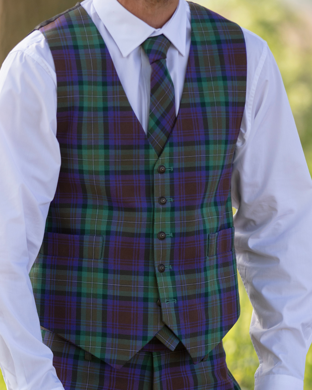 Mens Tartan Waistcoat – Isle of Skye