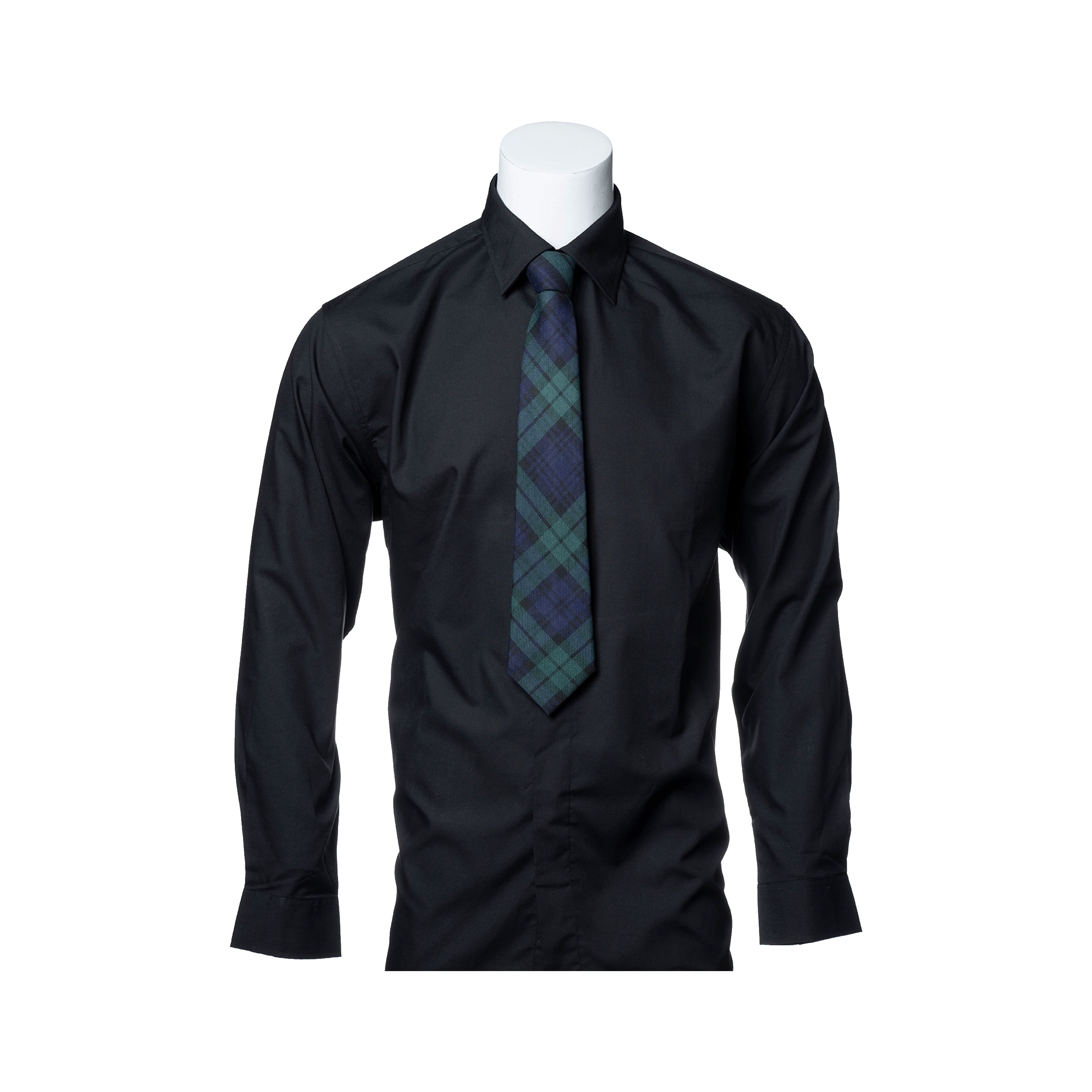 Mens Scottish Tartan Tie - Black Watch